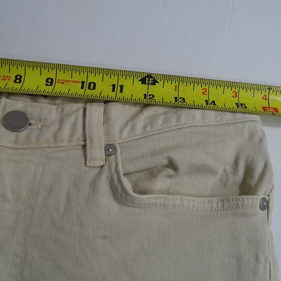 Theory Skinny Fit Beige Denim Jeans Men Size 30 Zipper Fly 5-Pocket Stretch - Picture 9 of 14
